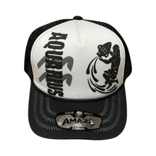 Load image into Gallery viewer, Black and White Zodiac Trucker Hat
