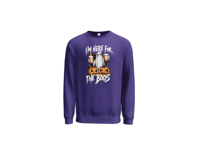 Halloween Here for the Boo's Crewneck