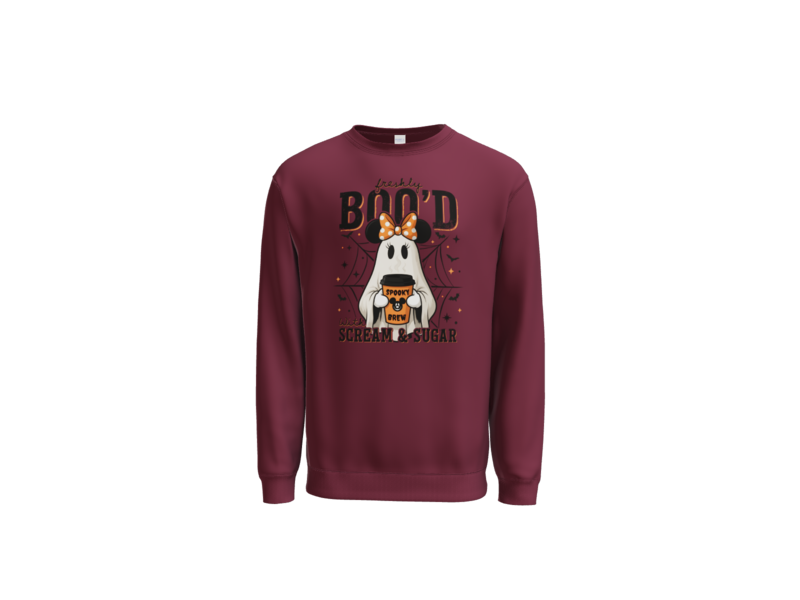 Freshly Boo'd Bow Crewneck