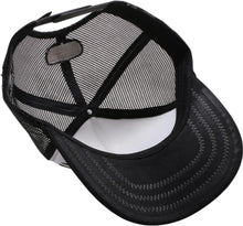 Load image into Gallery viewer, Black and White Zodiac Trucker Hat
