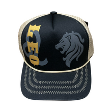 Load image into Gallery viewer, Khaki and Black Zodiac Sign Trucker Hat
