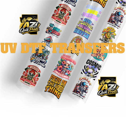 UV DTF Transfers (Hard Surfaces)
