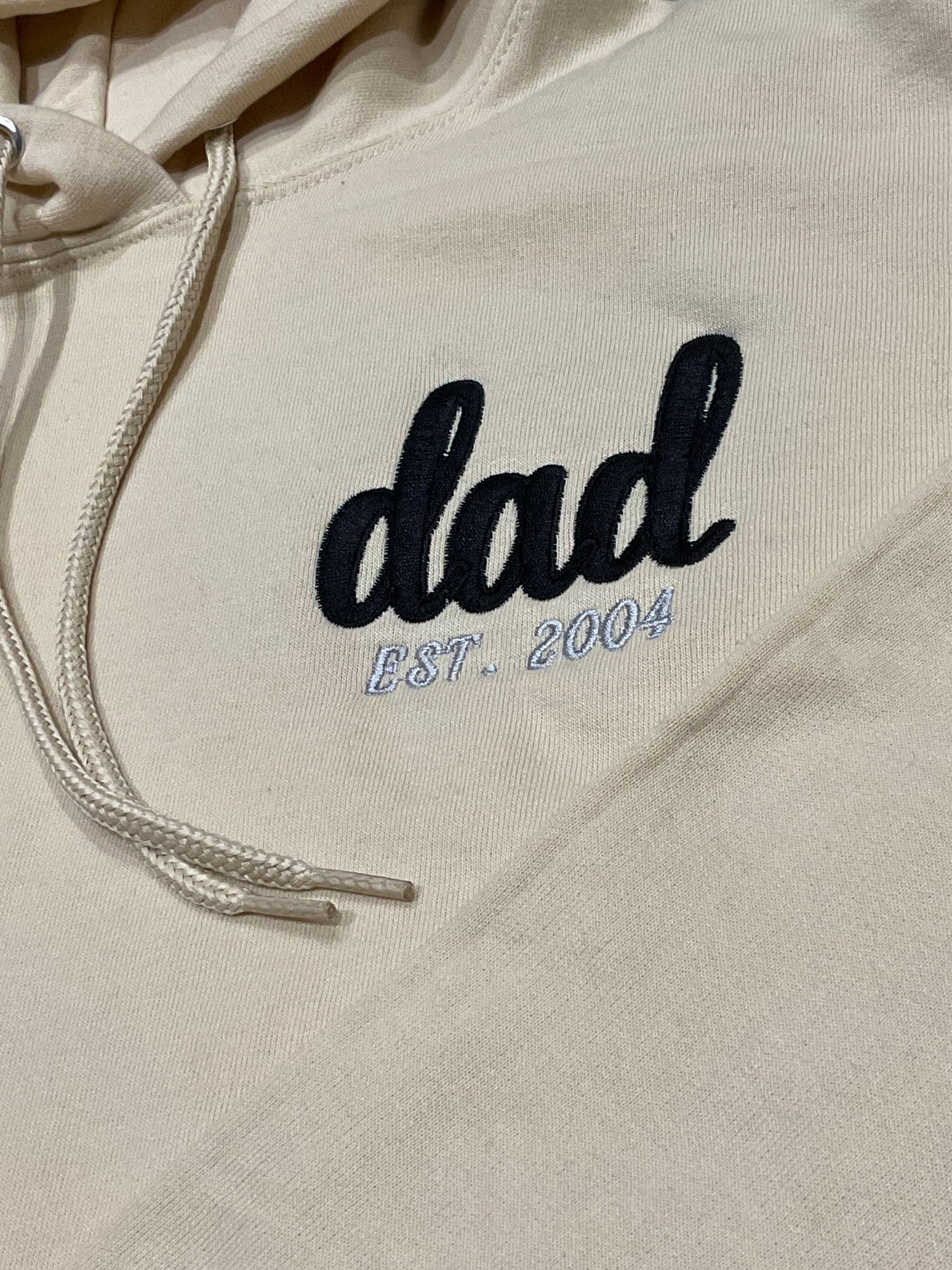 Embroidered Dad Est. Hoodie